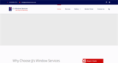 Desktop Screenshot of jjswindowservices.com